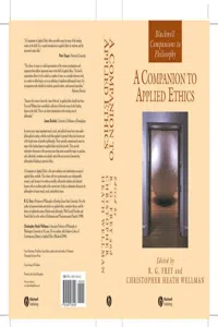 A Companion to Applied Ethics_cover