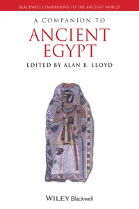 A Companion to Ancient Egypt_cover
