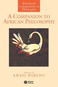 A Companion to African Philosophy_cover