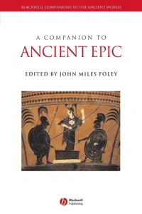 A Companion to Ancient Epic_cover
