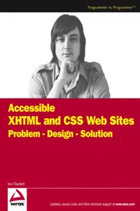 Accessible XHTML and CSS Web Sites_cover