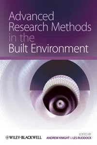 Advanced Research Methods in the Built Environment_cover