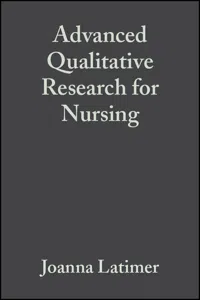 Advanced Qualitative Research for Nursing_cover