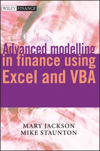 Advanced Modelling in Finance using Excel and VBA_cover