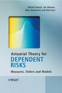 Actuarial Theory for Dependent Risks_cover