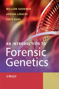 An Introduction to Forensic Genetics_cover