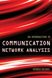 An Introduction to Communication Network Analysis_cover