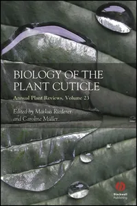 Annual Plant Reviews, Biology of the Plant Cuticle_cover