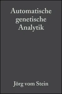 Automatische genetische Analytik_cover