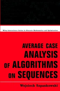 Average Case Analysis of Algorithms on Sequences_cover