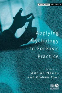 Applying Psychology to Forensic Practice_cover