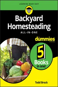 Backyard Homesteading All-in-One For Dummies_cover