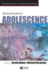 Blackwell Handbook of Adolescence_cover