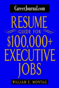 CareerJournal.com Resume Guide for $100,000 + Executive Jobs_cover