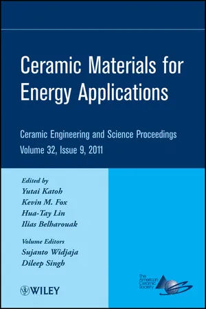 [PDF] Ceramic Materials for Energy Applications, Volume 32, Issue 9 by ...