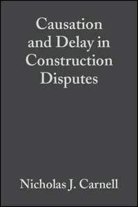 Causation and Delay in Construction Disputes_cover