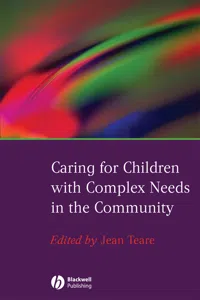 Caring for Children with Complex Needs in the Community_cover