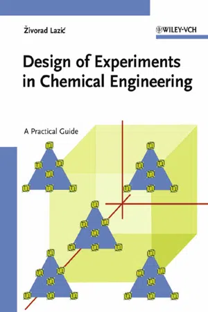 Design of Experiments in Chemical Engineering