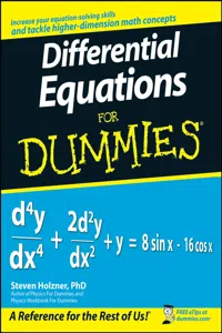 Differential Equations For Dummies_cover