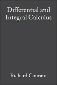 Differential and Integral Calculus, Volume 1_cover
