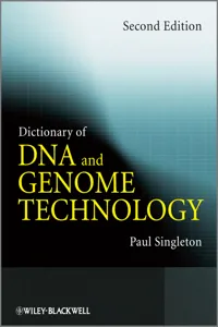 Dictionary of DNA and Genome Technology_cover