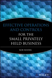 Effective Operations and Controls for the Small Privately Held Business_cover