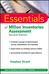 Essentials of Millon Inventories Assessment_cover