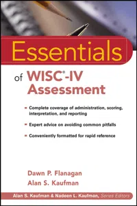 Essentials of WISC-IV Assessment_cover