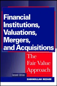 Financial Institutions, Valuations, Mergers, and Acquisitions_cover