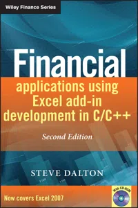 Financial Applications using Excel Add-in Development in C / C++_cover