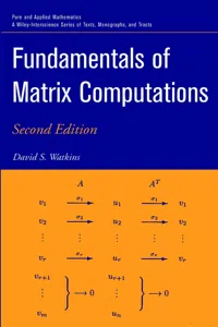 Fundamentals of Matrix Computations_cover