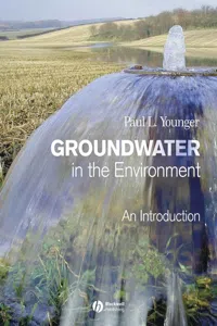 Groundwater in the Environment_cover