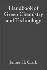 Handbook of Green Chemistry and Technology_cover