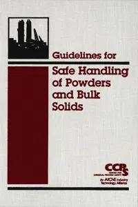 Guidelines for Safe Handling of Powders and Bulk Solids_cover
