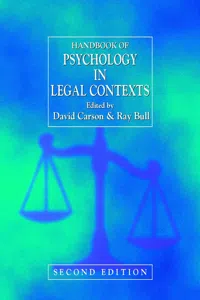 Handbook of Psychology in Legal Contexts_cover