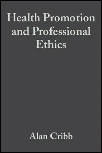 Health Promotion and Professional Ethics_cover