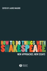 How To Do Things With Shakespeare_cover