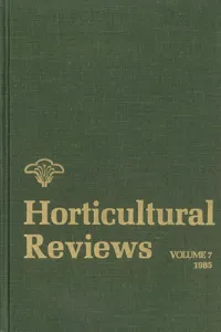 Horticultural Reviews, Volume 7_cover