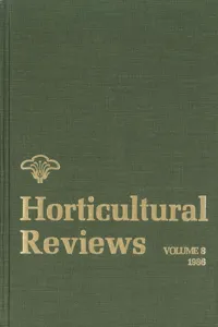 Horticultural Reviews, Volume 8_cover