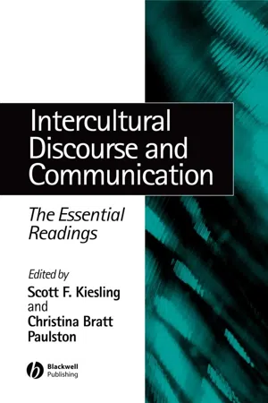 Intercultural Discourse and Communication