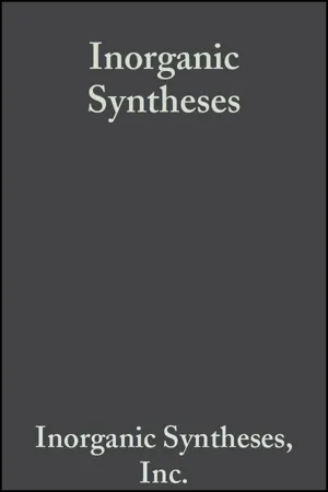 Inorganic Syntheses, Volume 11