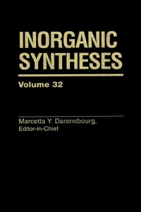 Inorganic Syntheses, Volume 32_cover