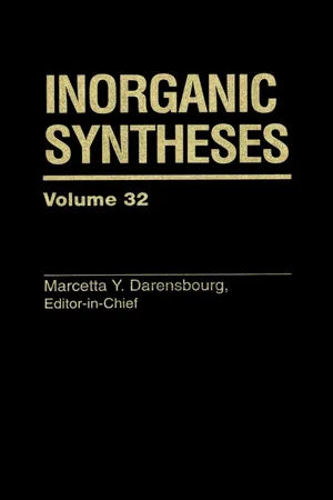 Inorganic Syntheses, Volume 32