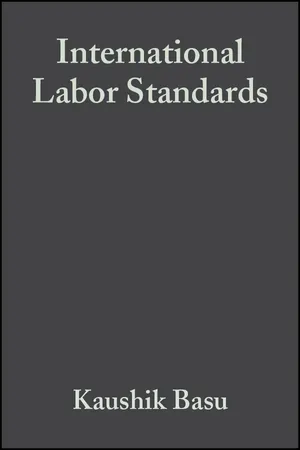 Book cover image for: International Labor Standards