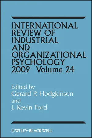 International Review of Industrial and Organizational Psychology 2009, Volume 24