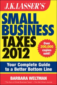 J.K. Lasser's Small Business Taxes 2012_cover