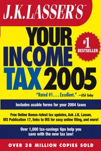 J.K. Lasser's Your Income Tax 2005_cover