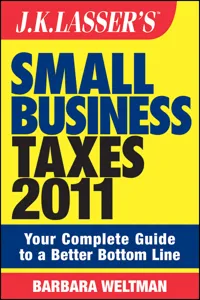 J.K. Lasser's Small Business Taxes 2011_cover