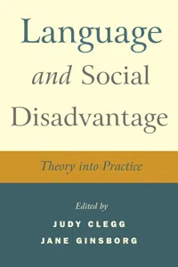 Language and Social Disadvantage_cover