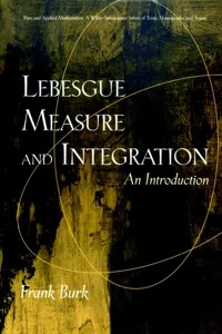 Lebesgue Measure and Integration_cover
